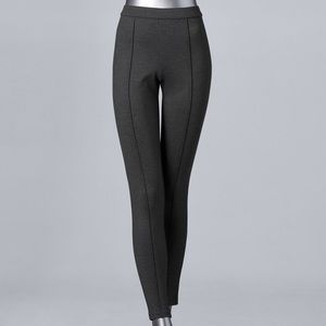 Vera Wang Simply Vera Gray Herringbone Leggings